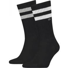 Calvin Klein Coton Chaussettes Calvin Klein Striped Socks - Black