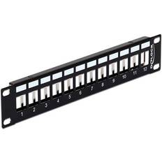 DeLock Ukategoriseret DeLock Patchpanel 12 Porte