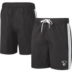 G-III Sports by Carl Banks Men's Black/Gray Brooklyn Nets Sand Beach Volley Swim Shorts