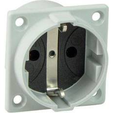 Seguridad Infantil Enchufes de Pared as - Schwabe 45084 Flush-mount socket Grey