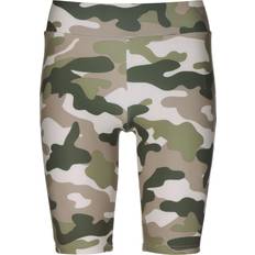 Urban Classics High Waist Camo Tech Cycle Shorts - Grau