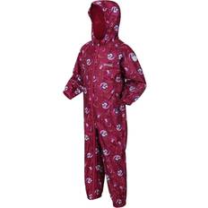 Rain Jackets Regatta Kid's Unicorn Waterproof Puddle Suit - Raspberry Radiance