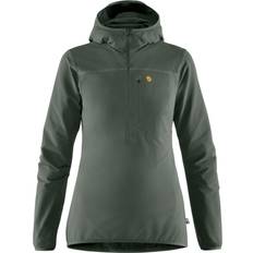 Dam - Gråa - Softshelljacka Jackor Fjällräven Women's Bergtagen Stretch Half Zip Mountain