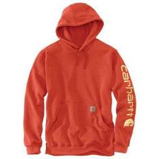 Carhartt Midweight Sleeve Logo Sudadera con Capucha - Azul