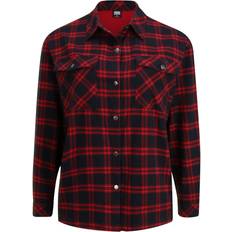 Urban Classics Overshirt Oversize Camicia - Nero/Bianco