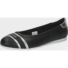 Dockers by Gerli Sneaker Ballerinas Vrijetijdsschoen Met Opvallende Strik - Blauw