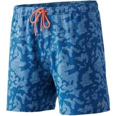 Gray - Men Swimming Trunks Huk Pursuit Volley Short Titanium