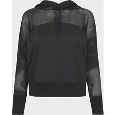 Urban Classics Mesh Hoodie - Zwart