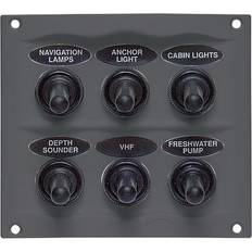 BEP strømpanel 6 kontakter 12v