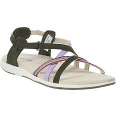 Multicolour Sandals Regatta Womens/Ladies Santa Roma Criss-Cross Sandals (Grape/Light Vanilla)