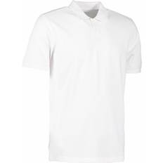 Herre - Hvid Polotrøjer ID Økologisk Poloshirt