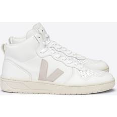 Men veja Veja V-15 Lace Up Leather Sneakers - White