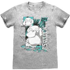 Psyduck Pokémon Pokemon Unisex vuxen Psyduck Square T-Shirt Heather