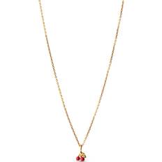 ENAMEL Copenhagen Cherry Necklaces - Gold/Red