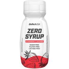 Strawberry syrup BioTechUSA ZERO SYRUP 320 ml-Strawberry