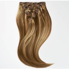 Clip on hair extensions Rapunzel of Sweden Clip-on set 7 pieces 50 cm Hair extensions Golden Brown