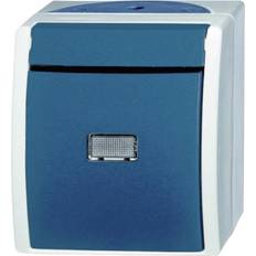 Druckschalter Busch-Jaeger Taster Wechsler AP 2621 W-53-206