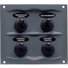 BEP strømpanel 4 kontakter, 12V