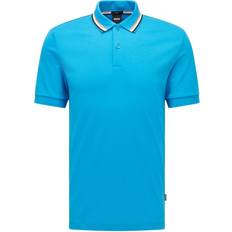 HUGO BOSS Men's Stretch Slim-Fit Polo Shirt - Light Blue