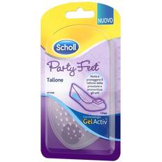 Cura dei piedi Scholl Party Feet Transparent Gel Heel Pad, 2 Packs of 1 Pair