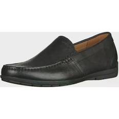 Geox Herren Loafers Geox Siron Mokassin - Schwarz