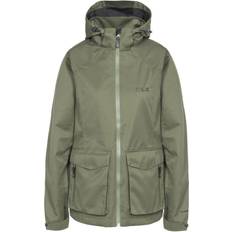 Trespass Chaqueta Impermeable Capucha Emeson DLX Para Mujer Dama - Verde