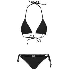 Bikini Urban Classics Bikini da donna Triangolo Riciclato Set - Nero