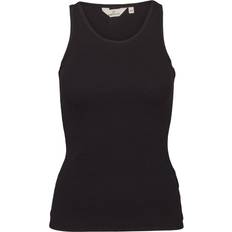 Basic Apparel Tøj Basic Apparel Ludmilla Tank Top Black-XL