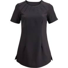 Alexandra Womens Satin Trim Tunic Health Beauty & Spa Workwear