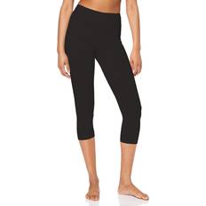 Biologische Stof Panty's Calida Capri Leggings Wit - Zwart