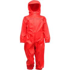 Regenoveralls Regatta Professional Baby Kids Paddle All In One Regenanzug - Lila Taupe