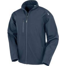 Result Result Genuine Recycled Mens 3-Layer Softshell Jacket (Black)