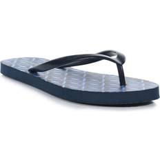 Dame - Slip-on Flip-Flops Regatta Womens/Ladies Bali Tile Flip Flops (Navy)