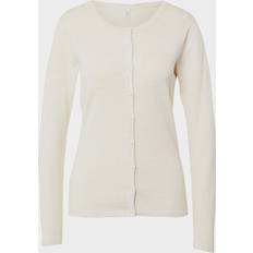 Dame - Grøn Trøjer Soyaconcept Scdollie 446 Kvinde Cardigans Ensfarvet Nylon hos Magasin 91620 Cream Melange
