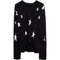Zadig & Voltaire Markus Oversized Pullover Met Print Zwart