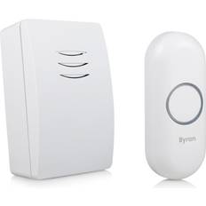 Türklingeln Byron Wireless Portable Doorbell Set White