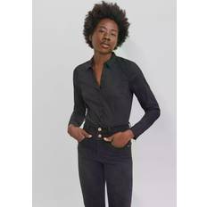 Vero Moda Body a Camicia - Nero