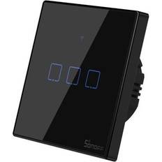 Sonoff Interruttori a parete Sonoff T3EU3C-TX Smart WiFi Wall Touch Switch Black