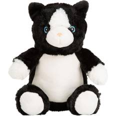 Mumbles Printme Cat Plush Toy (26cm) (Black/White)