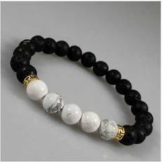 Men - White Bracelets Unisex chakra bead bracelet