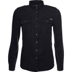 Superdry Military Shirt Kvinde Langermede Skjorter - Hos Magasin