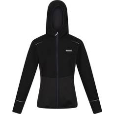 Regatta Womens/Ladies Textured Fleece Full Zip Hoodie (Black)