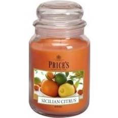 Price's Large Jar Sicilian Citrus Scented Candle