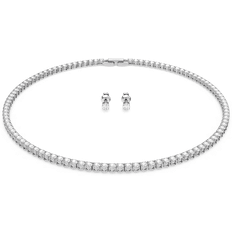 Tennis sæt Swarovski Tennis Deluxe Sæt - Sølv/Transparent