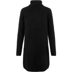 Pieces Ellen Long Sleeve High Neck Knit Dress