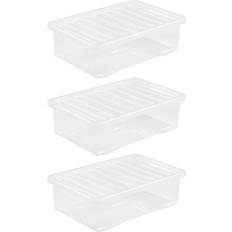 Wham Crystal Opbevaringsboks 32L 5stk