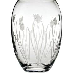 Royal Scot Crystal Wild Tulip 14.5cm Small Barrel Vase