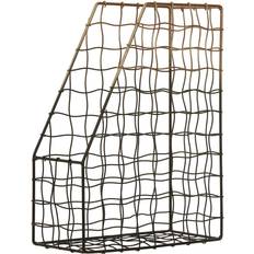 Guld Tidningsställ Premier Housewares Mimo Wire Magazine Holder Black/Rose Gold Tidningsställ