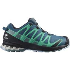 Blau - Damen Trekkingschuhe Salomon XA Pro 3D V8 GTX W - Blue