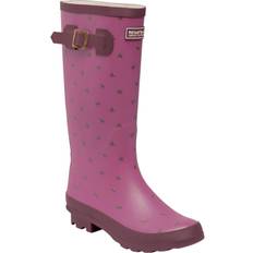 Rosa Gummistøvler Regatta Womens/ladies Ly Fairweather Ii Tall Durable Wellington Boots (violet/fig Rose